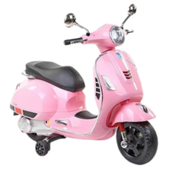 ISAKAA®️ Kids Vespa 2-Wheel Drive | Ride-On Scooter with Music & Multimedia System