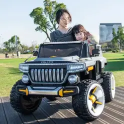 ISAKAA® Polaris 5388 Ultra Jumbo 4X4 Ride-On Jeep for Kids | 5-Motor Drive | Up to 200 kg Capacity | Working Suspension | Remote & Mobile App Control | Premium SUV Jeep