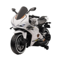 ISAKAA® HSV5 Ducati-Style Kids Bike – 12V Ride-On for Ages 2–11 | Dual LED Headlamps, Tail Lights, Wheel LEDs, Music Controller