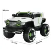 battery operated ride-on jeep for kids, kids jeep with remote, toy car for 4 year old, baby electric car, 12v kids ride-on, kids thar jeep, kids car with music, rechargeable jeep for toddlers, original kids jeep, Bluetooth kids jeep, app control toy jeep, ride-on 4x4 SUV, big wheel jeep for kids, best kids car online, ISAKAA premium jeep