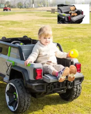 ride-on jeep for kids, thar jeep for kids, baby car, toy jeep truck, battery operated kids jeep, 2 seater kids car, kids thar with carrier, best kids jeep in India, kids car with app control, kids off-road jeep, premium kids car with warranty, ISAKAA ride-on jeep, heavy-duty toy jeep, jeep for 10-year-old, truck-style battery car for kids, WN1122