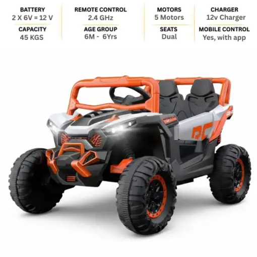 ISAKAA® Budget-Friendly 4X4 Ride-On Jeep for Kids – Under ₹6499