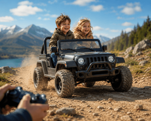 remote control ride on jeep